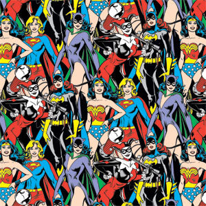 DC Comics Wonder Woman DC Bombshells Characters Pattern Nintendo Switch OLED (2021) Skin